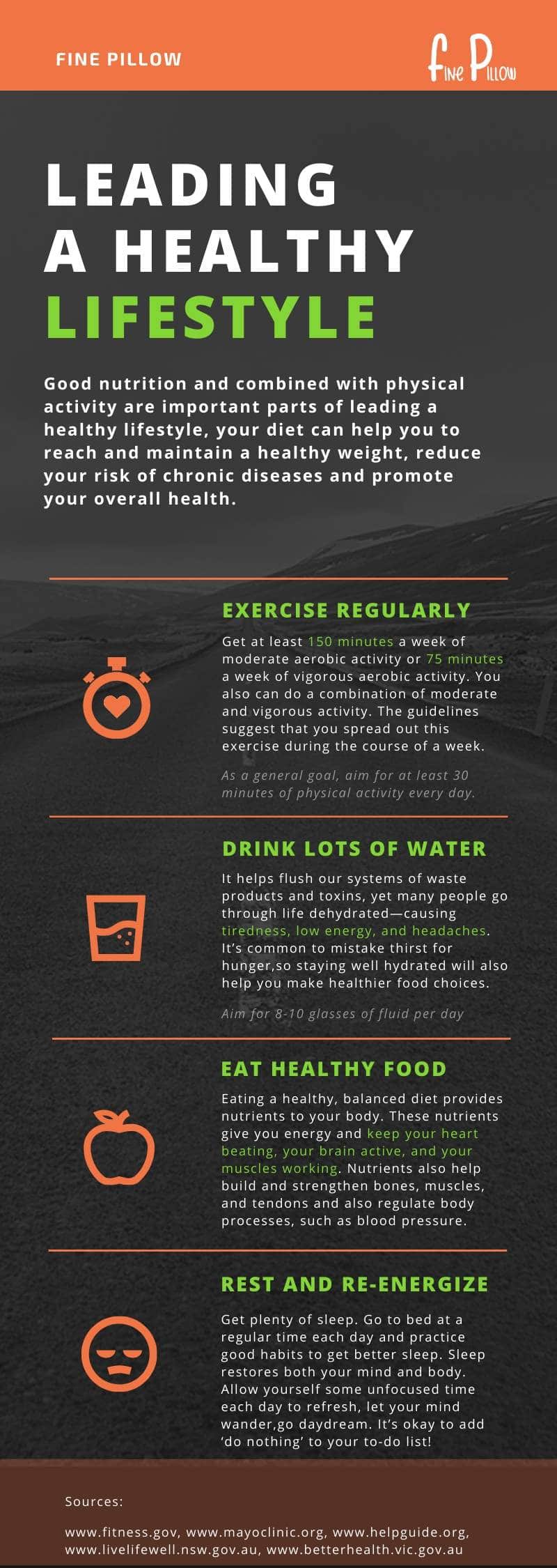 14 Steps to a Healthy Lifestyle - OakBend Medical Center {focus_keyword} How to Maintain a Healthy Eating Lifestyle Healty Lifestyle Infographics